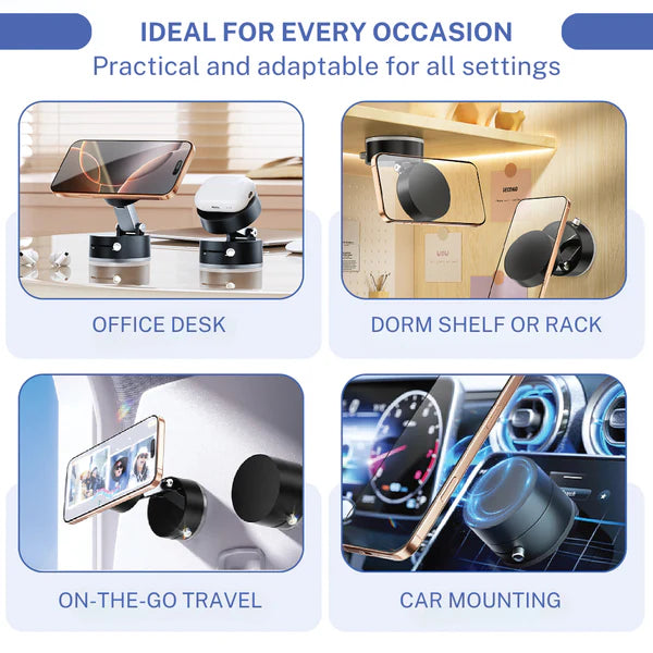 Vacuum Magnetic Phone Grip ( Bundle Offer , Buy 2 Get 1 Free)