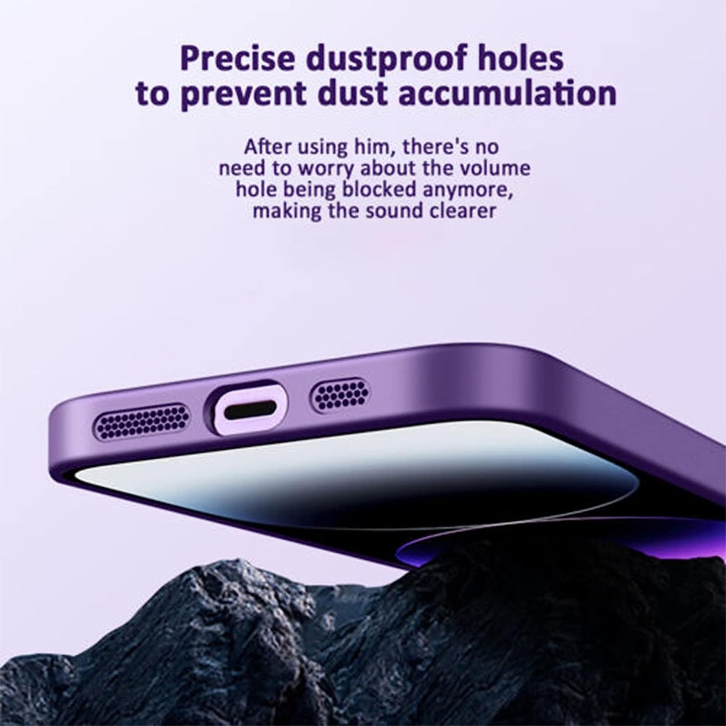 iPhone Frosted MagSafe Case With Full Lens Glass Original