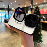 20204 High Quality Metal stand Sunglasses Phone Case For iPhone