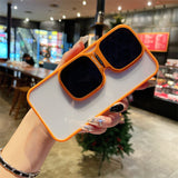 20204 High Quality Metal stand Sunglasses Phone Case For iPhone