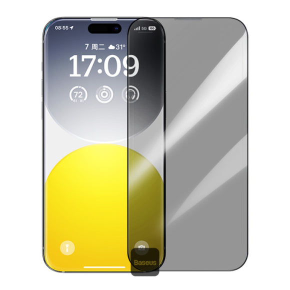 Baseus Sapphire Series Full-Coverage 9H Tempered Glass Screen Protector With Installation Kit