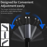 ChargeFlex™ Retractable Superfast Car Charger (31 Inch, 120w)