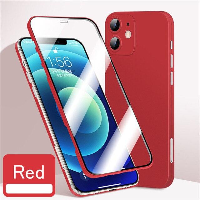 🔥Hot Save 51% OFF--360 Protection Ultra-thin iPhone Case, Integrated Tempered Glass