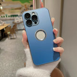Premium Luxury Frosted MATTE Glass Case with HD Lens Protection