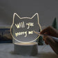 Valentine’s Day Rewritable 3D LED Message Board – Personalize Your Love Messages