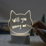 Rewritable 3D LED Message Board